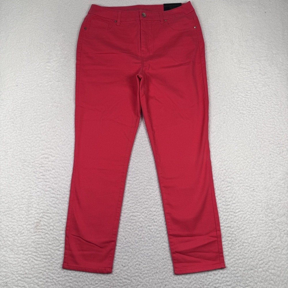 Chicos So Slimming Girlfriend Ankle Jeans‎ Womens 1.5 Malibu Punch 31x27